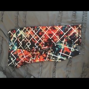 Brand new rainbow color Z by Zella workout capris